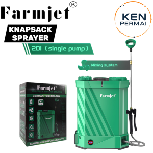 FARMJET 20L Knapsack Pressre Sprayer Electric Rechargeable Sprayer SINGLE MOTOR Garden Plant Watering Tool 电动喷雾器