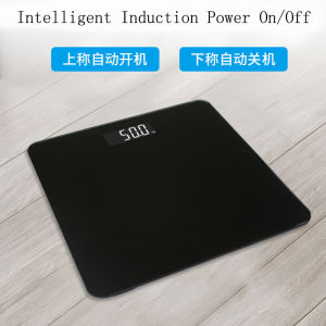 Auto On Off General Black Digital Body Weighing Scale Hotel Bathroom Weigh Machine