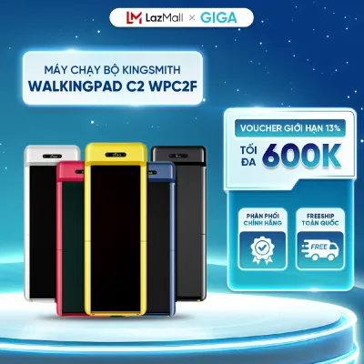 [ Hỏa tốc HN - HCM ] Máy chạy bộ gấp gọn KingSmith C2 WPC2F - Đi kèm remote điều khiển - BH 12 Tháng