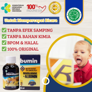 Madu walatra hexabumin Pelancar Bicara - Hexabumin Penambah Nafsu Makan - Penambah Berat Badan - Hexabumin Penumbuh Gigi - Hexabumin Obat Sakit Gigi - Anak Susah Bab - Hexabumin Madu Anak Original - Madu Murni Asli Original