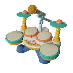 NEXASHOP Drum Drum Set Toys Plastic Piano Montessori Toys Multifunctional Xylophone Drum Set Toddlers