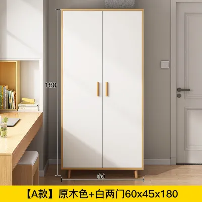 Little Closet Household Bedroom Small Apartment Modern Simple Wardrobe Small Room Dormitory Cabinet Rental Room Small Wardrobe