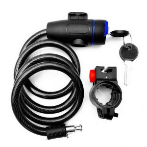 Bicycle Lock Anti-Theft 90cm With 2 Keys Bracket Basikal Kunci Anti-Theft Security Bicycle Chain Locker Motorcycle Lock