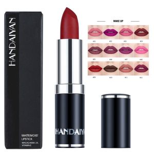 UNIITY Velvet Matte Lipstick Pigment Waterproof Long Lasting Women Lipstick Womens Beauty 12 Colors Lip Color Makeup Lip Makeup