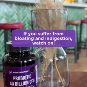 [Nano Singapore] 40 Billion CFU Probiotics & Enzyme - Advanced WecPro Tech for Detox Bloating & Eczema Relief (60 Caps)