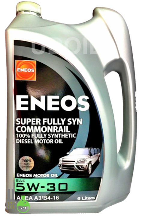 น้ำมันเครื่อง ดีเซล 5W30 ENEOS SUPER FULLY SYN 5W-30 สังเคราะห์แท้ 100% ...