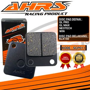 DISC PAD KAMPAS REM CAKRAM DEPAN GL PRO GL MAX NEOTECH WIN DISPAD BELAKANG KLX150 AHRS RACING
