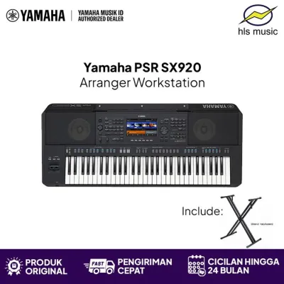 Yamaha PSR SX920 / PSR-SX920 / PSRSX920 Keyboard Arranger Workstation Garansi Resmi - Keyboard + Stand