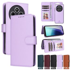 For Xiaomi Redmi 14C 13C 12C / Redmi 13 12 4G / Redmi A4 A3 Phone Case Detachable Magnetic Leather Wallet Soft TPU Card Slot Flip Cover Casing