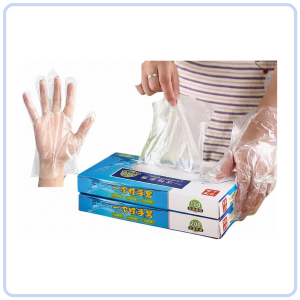 【DAILY ESSENTIAL】 Disposable PE Gloves - 200 Pieces per Box