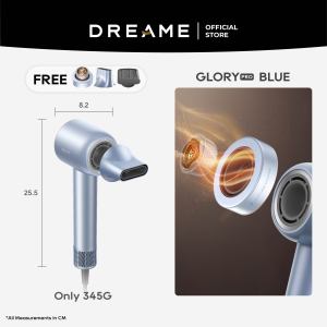 Dreame Glory Hair Dryer | NO.1 Customize Hair Care Essence Pods | 300 Millions Negative Ions | 2 Mins Speed Drying | New Colours Blush Pink/Sky Blue