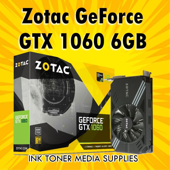 ZOTAC GeForce® GTX 1060 6GB GDDR5 Mini Nvidia Graphics Card