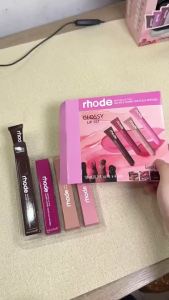 Rhode Hailey Moisturizing Lip Balm 4P Set - Ribbon Pack Water Gloss Lipstick