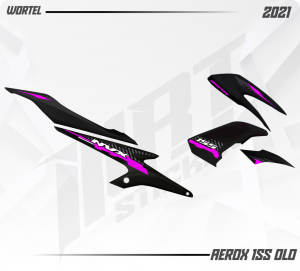 Striping Aerox 155 - Striping Aerox 155 Old Carbon Vol 2 (Sudah Terpotong)