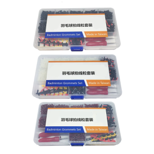 Nylon Badminton Grommets Box Multisize Thread Nails Single Double Stringing Tool for Stable and Accurate Shots