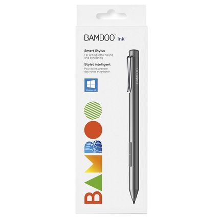 Wacom Bamboo Ink Smart Stylus Pen 2nd Gen, Grey for Windows