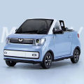 1:24 WuLing MINI EV Convertible Alloy Model Car Toy Diecasts Metal Casting Sound and Light Car Toys For Children Vehicle. 