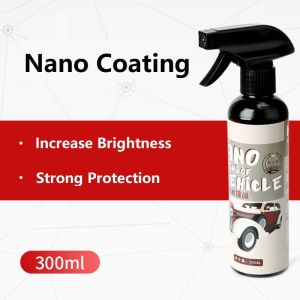 300ml Super Ceramic Car Coating Spray Paint Crystal Nano Nanotech Nano Coat Wax Polish Liquid