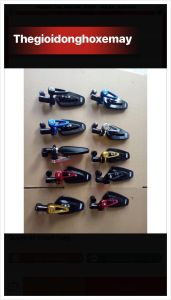 Gương Chiếu Hậu Xe Máy H2C Vuông Chân Ngắn Full CNC