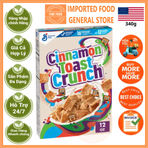 Ngũ cốc giòn vị quế General Mills Cinnamon Toast Crunch 340g