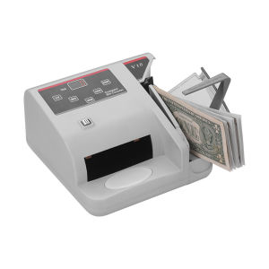 Portable Mini Money Counter Currency Cash Banknote Bill Counting Machine Detector with UV/MG/WM Counterfeit Detection 600 Bills Per Minute