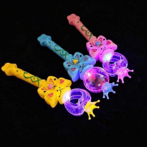 Flash Magic Wand Flash Small Featured Pattern Bala Fashion Play toys for kids Bracelets Necklaces for girls