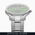 Daniel Wellington Iconic Link Emerald Watch 40mm Silver - Green dial - Watch for men - DW official - Fashion watch. 