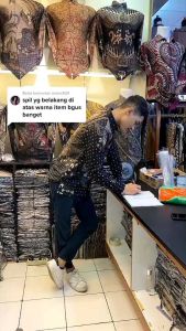 kemejan Pria Lengan Panjang Slimfit Modern Batik Slimfit Pria batik pria lengan panjang batik simfit