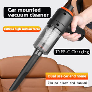 BAYAR DITEMPAT - Vacuum Cleaner Portable Mini 2 in 1 Tanpa Kabel Penyedot Debu untuk Rumah Mobil Kasur Serba Guna Bisa Di Cas