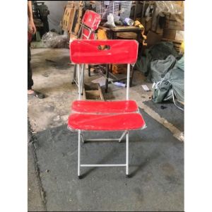 Ghế xếp Thái Bình khung thép tốt sơn tĩnh điện nhựa đúc cao cấp màu xanh dương nặng 32kg phù hợp cho sử dụng ngoài trời