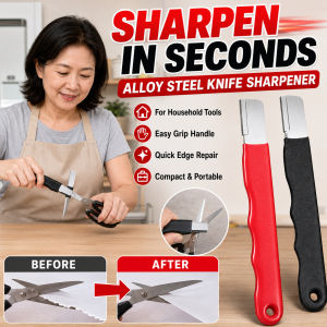 Alloy Steel Sharpening Tool Handheld Alloy Steel Blade Professional Blade Honing Tool Home Kitchen Knife Sharpener 合金钢开刃磨刀器