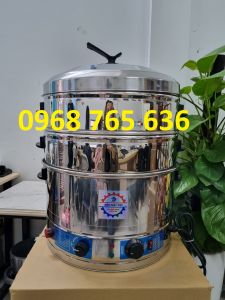 [BẢO HÀNH 12 THÁNG] Nồi hấp xôi bánh bao ...mini size 35cm dùng cho gia đình chạy bằng điện