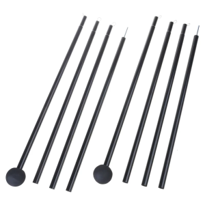 2Pcs Outdoor Camping Poles Replacement Brackets Folding Beach Tent Poles Folding Beach Tents Part for Camping Hiking