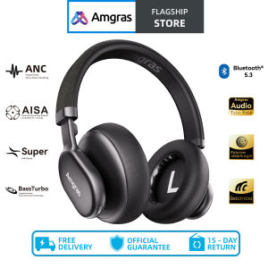 Amgras Veritas III Ultra headphone bluetooth earphone Wireless Headset Spatial Audio ANC Cancellation Touch Control HIFI