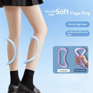 JJT Soft Yoga Ring for Leg Shaping and Fat Burning Perfect for Slimming Legs and Correcting Posture