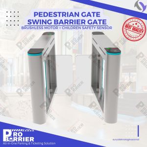 SWING BARRIER 1 Jalur 2 Jalur Pedestrian SWING GATE
