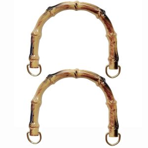 DENGXUN Plastic Bamboo Handbag Handle Curved Retro Bag Handle DIY Semicircle Bags Handgrip