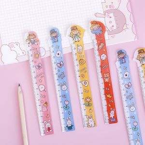 Thước kẻ mica 15cm hình hoạt hình cute ngộ nghĩnh - TamaChan