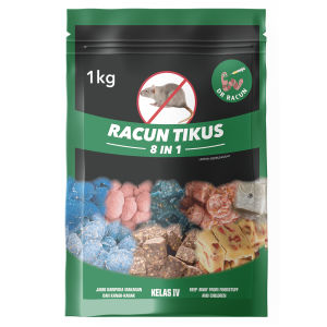 Racumin Wax Block 50g Racun Tikus Pesticides Rat Poison Tikus Belukar sesuai di Kawasan Tanaman sawit Koko Pest control