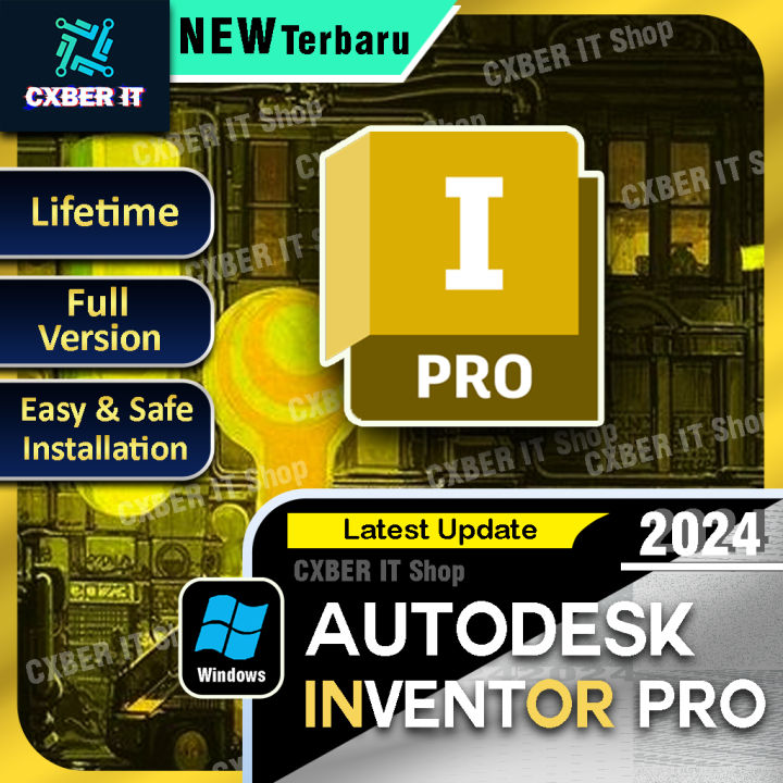 Autodesk Inventor Pro 2024 with Video Installation Guide Lifetime