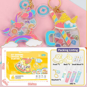 DIY Resin Pendant Kits Creative Resin Pendant Kits Children Molding Resin Ornament Crafting Kit Interactive Toys Boys Girls Resin Pendant Molding
