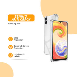 Soft Case Silikon Samsung A05 Bening Transparant Airbag Anti Crack