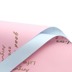 Kertas Buket Bunga Kertas Cellophane Flower Wrapping Ecer 2 WARNA KB6025