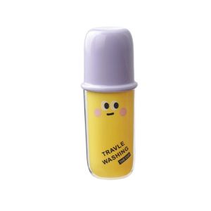 CRNGW Plastic  Mouthwash Cup Lightweight Cute Cartoon Wash Storage Box Practical Large Capacity Toothbrush Storage Case for Home