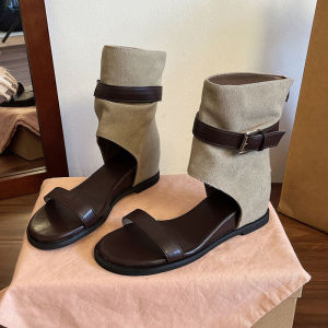 Free Shipping Bohemian 2026 New Summer Toe-Post Sandals With Hidden Heel Roman-Style Sandals For Women Short Ankle Boots With Hidden Heel WomenS Shoes