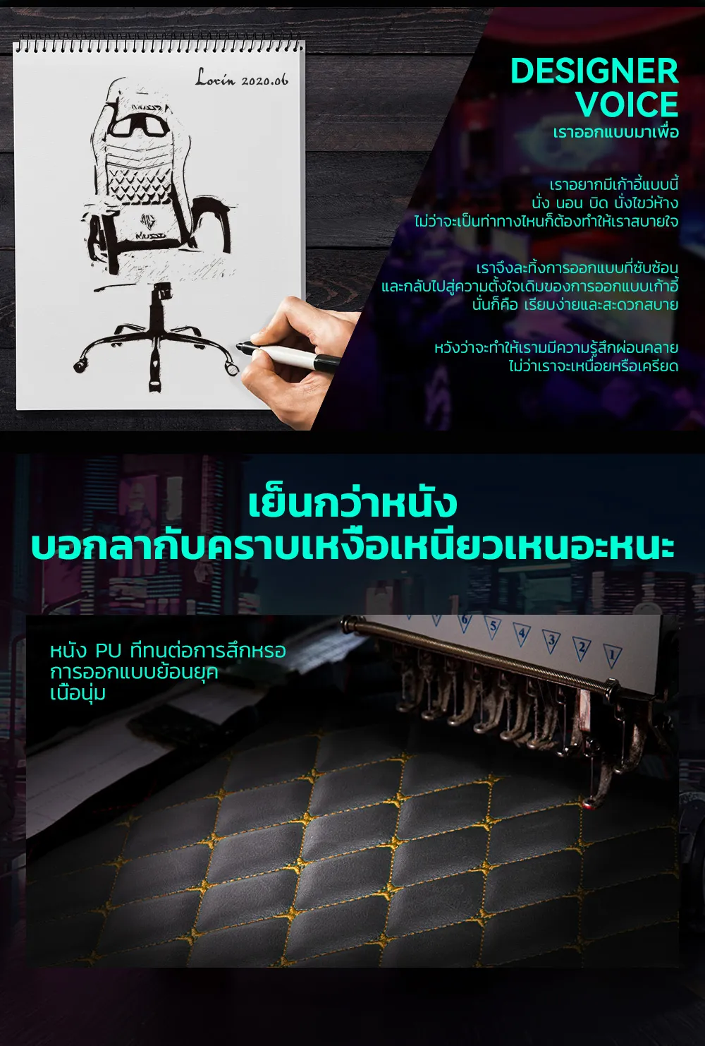 MUSSO รุ่น Royal Series เก้าอี้เกมมิ่ง office gaming chair พร้อมหมอนรองศีรษะและเอว ตามเก้าอี้ ergonomic ไม่มีที่วางเท้า เก้าอี้สีดำ เก้าอี้สีเทา เก้าอี้สีน้ำตาล เก้าอี้สีแดง ราคาดี