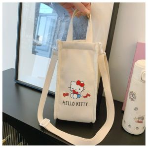 🎀 ขนาดกำลังดี ไม่ควรพลาด กระเป๋าใส่กระติกน้ำ ลายการ์ตูน สายสะพายปรับความยาวได้ (ยาวสุด 130 cm) สายถอดได้ ขนาด 12×24×9.5 cm