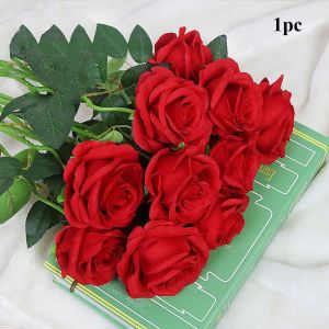 CANICECA DIY Party Decoration Simulated Rose 5 Colors Festival Supplies Vintage Silk Rose High Quality Small Rose Home Decor