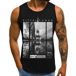 EIFFEL TOWER | Singlet Pria | Dewasa | Distro | Diskon | Terbaru | Murah | Produk Lokal | CIAO.ID