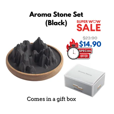 🇸🇬 Exquisite Aroma Stone Diffuser Mountain Home Fragrance Toilet Freshener Bathroom Scent